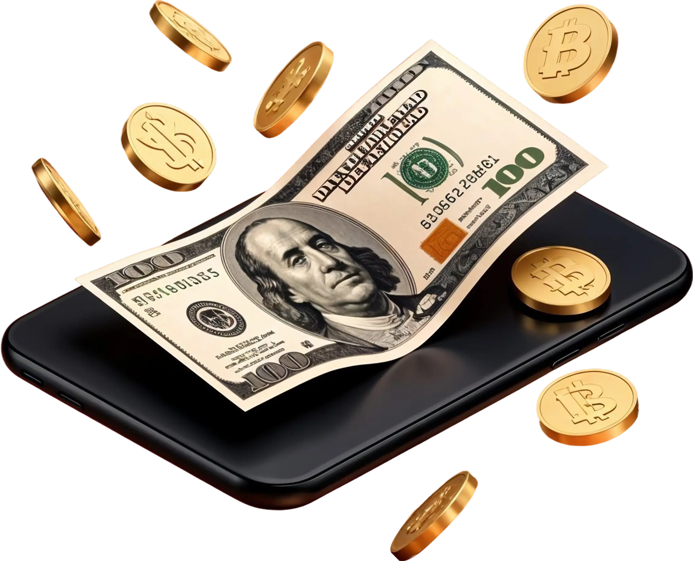 Cash Banknote and Coins 1